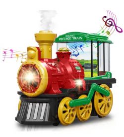 TRAIN ÉLECTRIQUE À VAPEUR  AVEC SONS ET LUMIÈRES